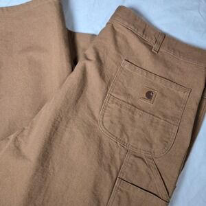 Carhartt Cargo Pants BN0011-M‎ Loose Fit 44x36 Brown Work NWT